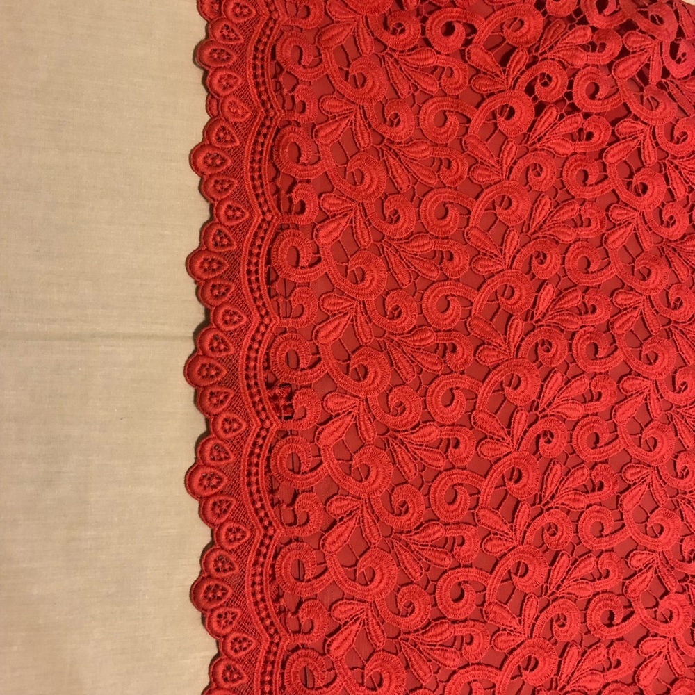 Ralph Lauren Coral Lace Midi Dress; NWT; Size 8 - Picture 15 of 16